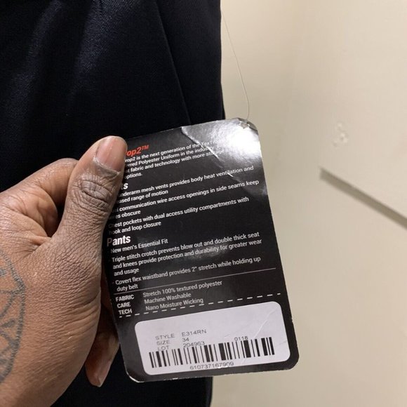 ELBECO Men's Navy Duty Maxx Class B Uniform Law Enforcement Pants Size 34R 34x32 - Picture 3 of 7